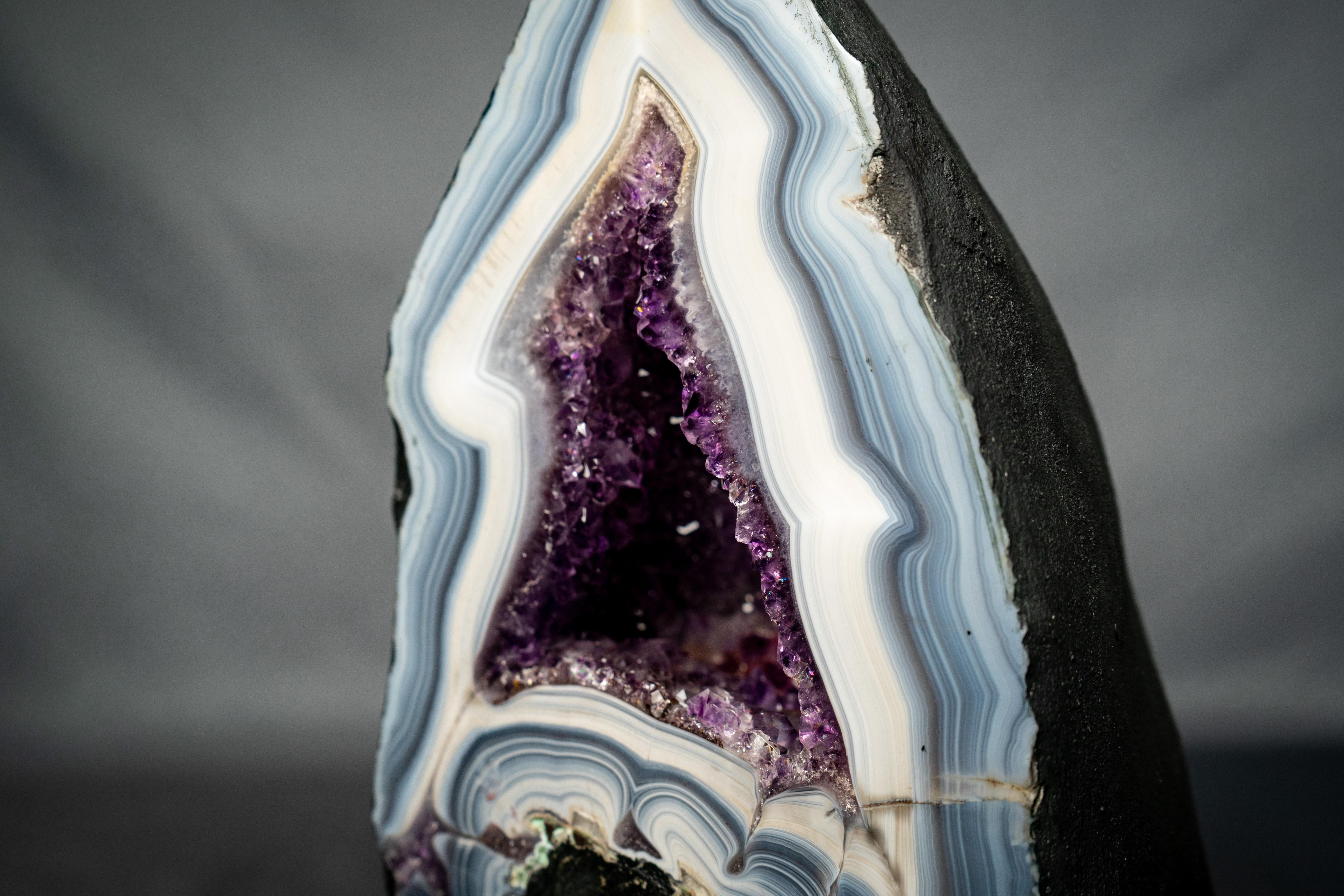 Rare Natural Agate Geode For Sale 5