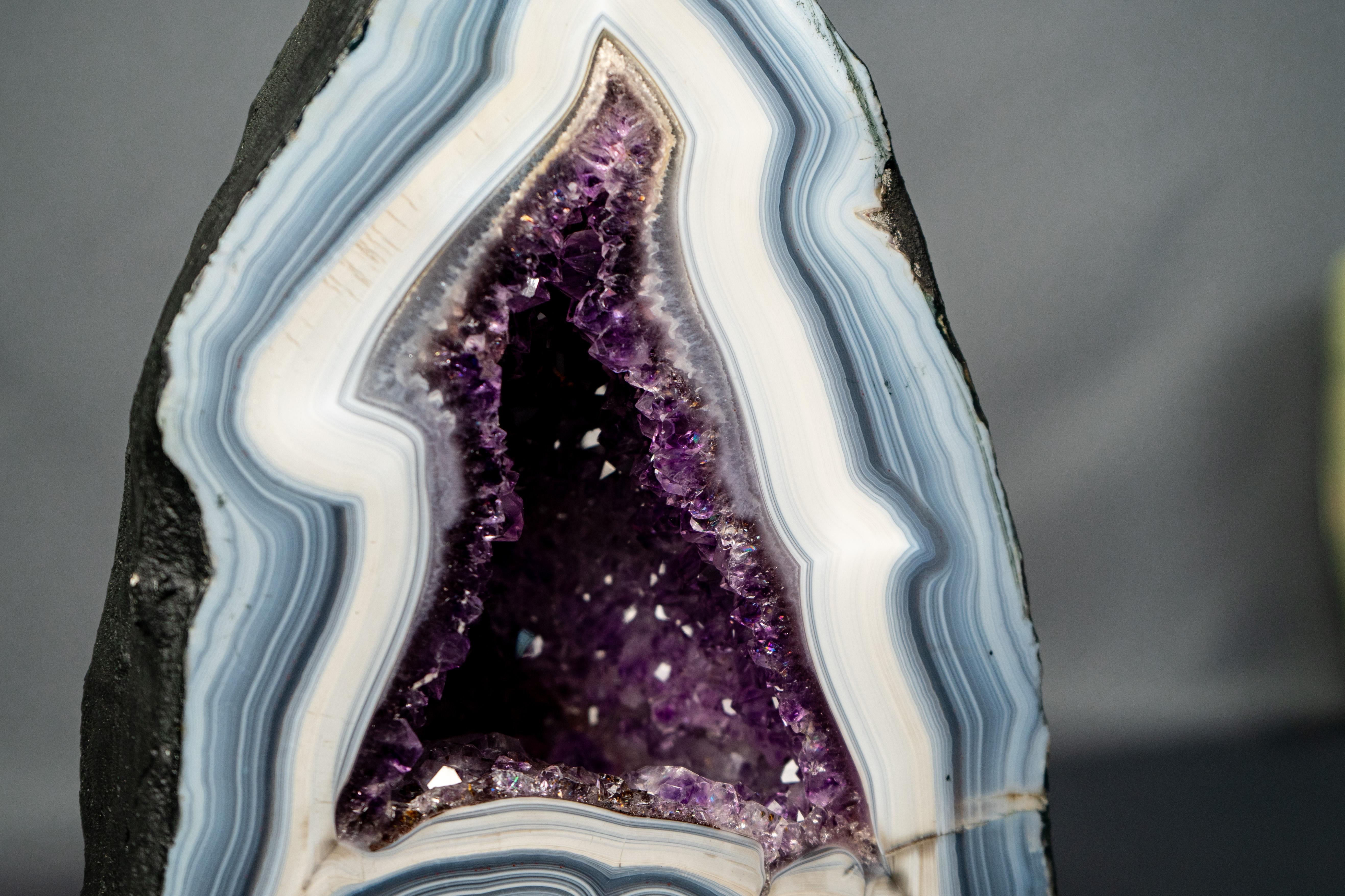 Rare Natural Agate Geode For Sale 2