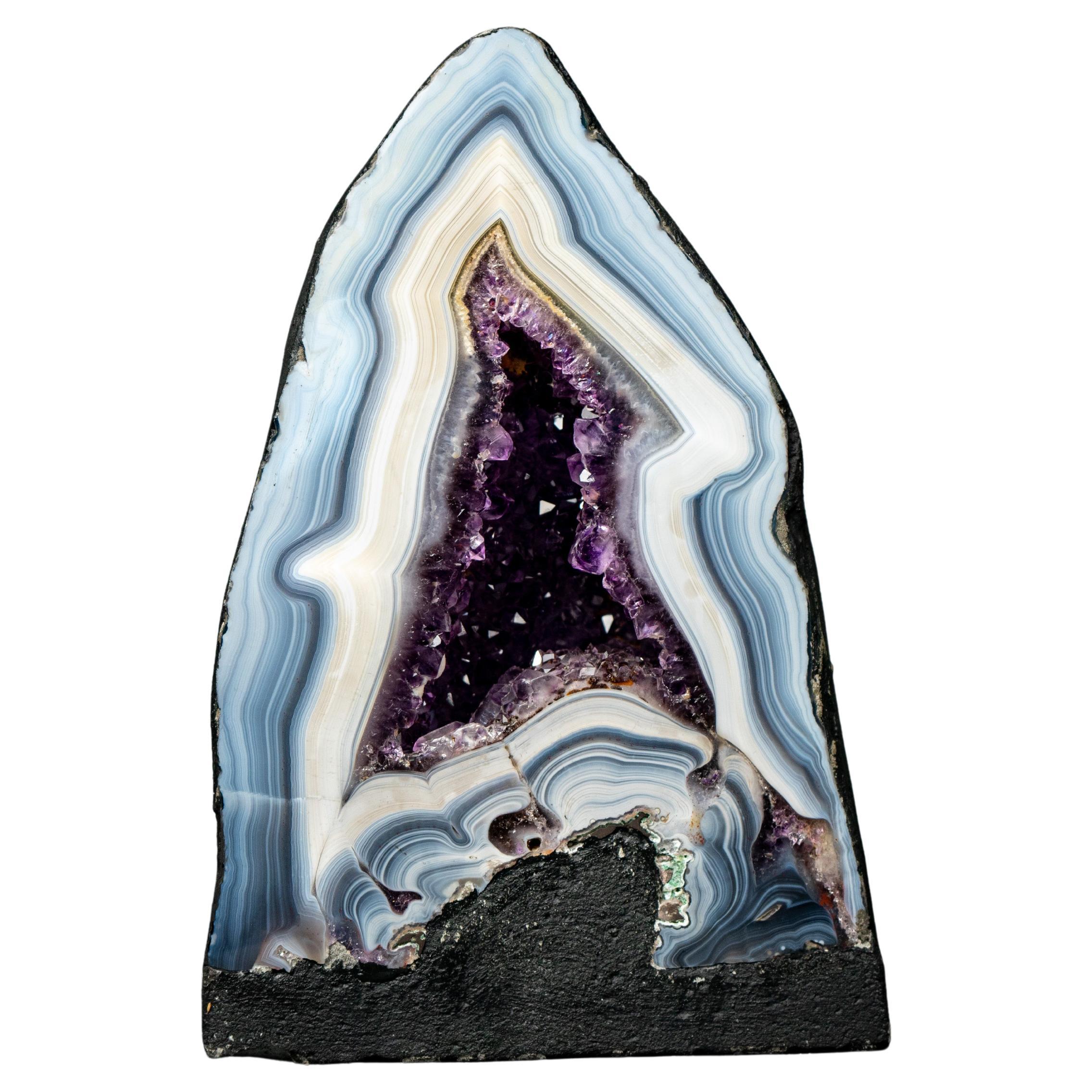 Seltener natürlicher Achat-Geode
