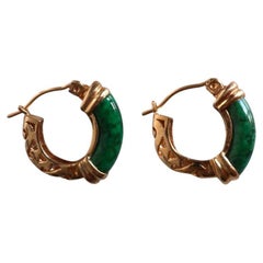 Boucles d'oreilles en 14k certifié rare Nature Maw Sit-Sit
