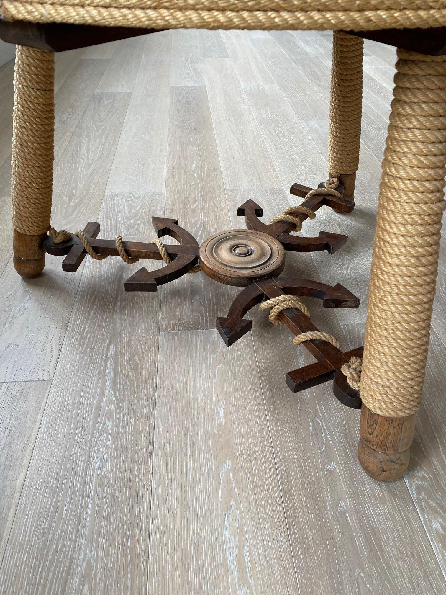 nautical rope coffee table