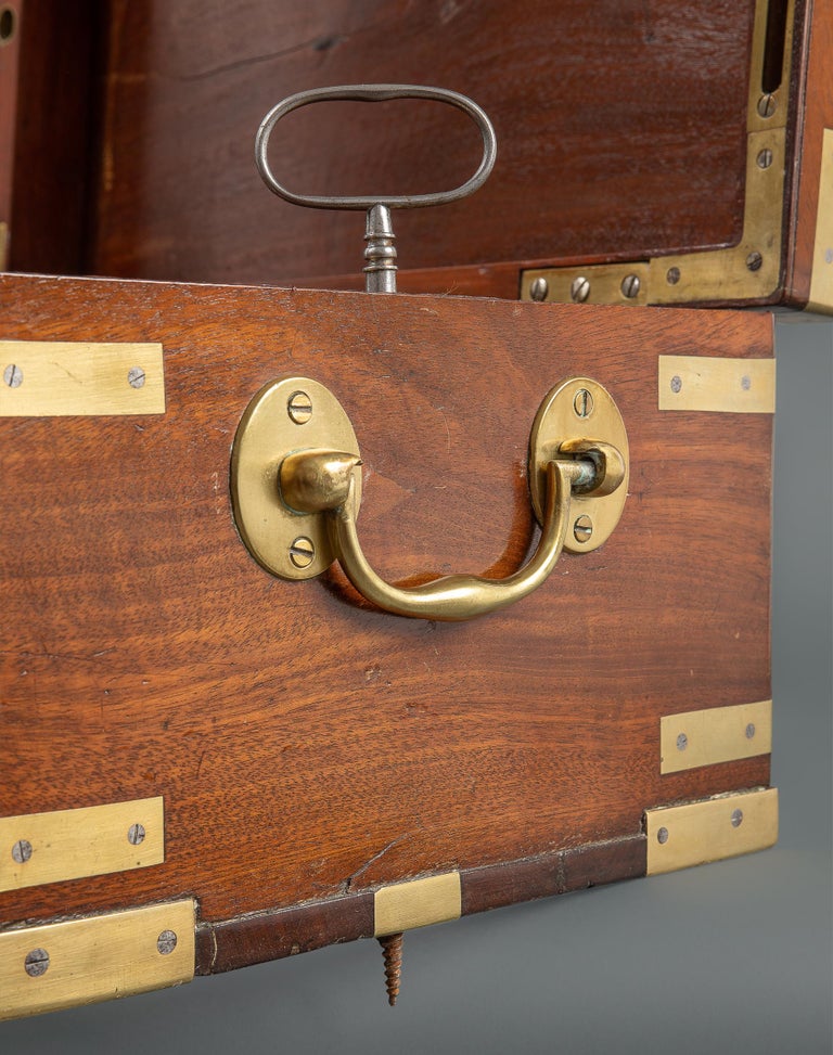 Rare Naval Campaign Tea Safe or Chest at 1stDibs
