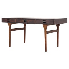 Rare ND 93 desk in Brazilian rosewood by Nanna Ditzel