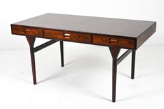 Rare ND93 Desk in Rosewood by Nanna Ditzel for Søren Willadsen, Denmark, 1950's