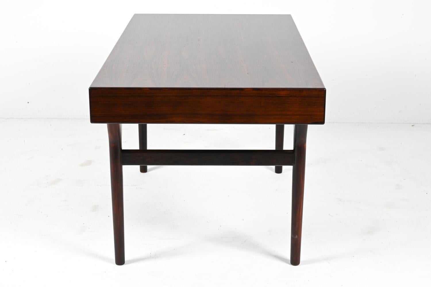 20th Century Rare ND93 Desk in Rosewood by Nanna Ditzel for Søren Willadsen, Denmark, 1950's For Sale