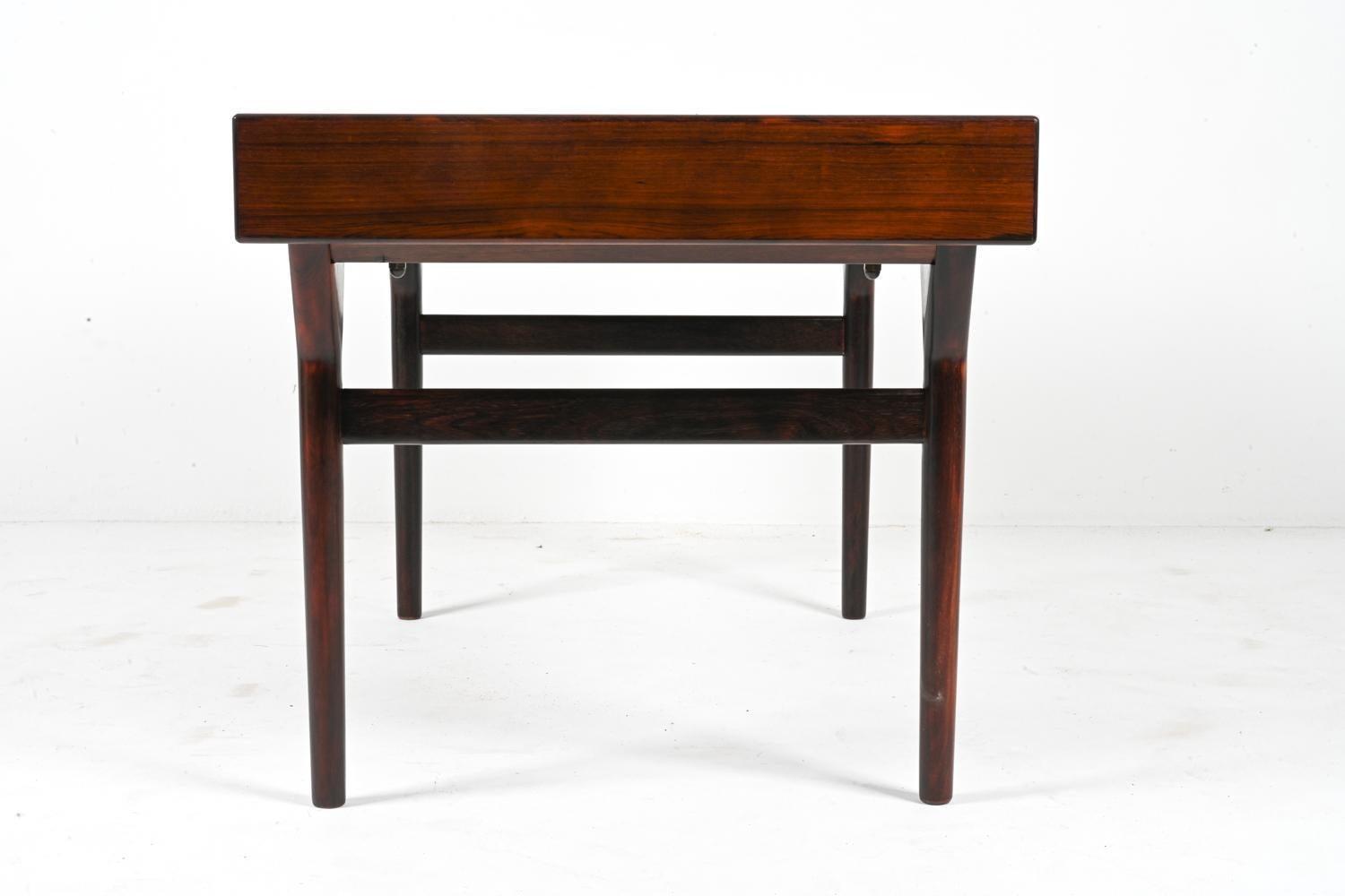 Wood Rare ND93 Desk in Rosewood by Nanna Ditzel for Søren Willadsen, Denmark, 1950's For Sale