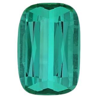 Rare Near-10ct Lagoon Tourmaline Cushion Cut — GIA Report For Sale