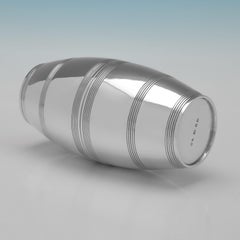 Seltener neoklassischer „Double Beaker“ aus Sterlingsilber, hergestellt von John Emes London 1798