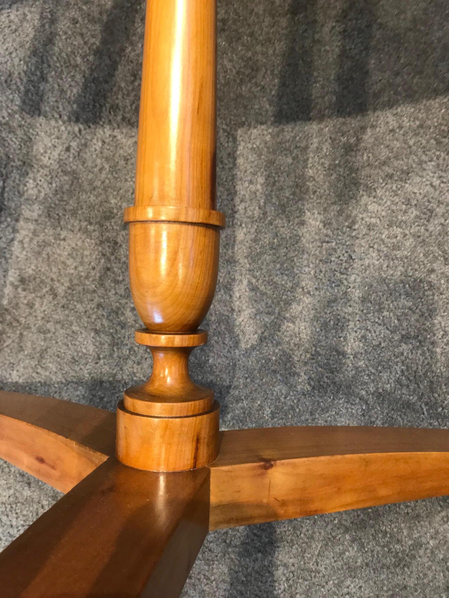 Rare Neoclassical Style Cherrywood Gueridon by André Arbus 6