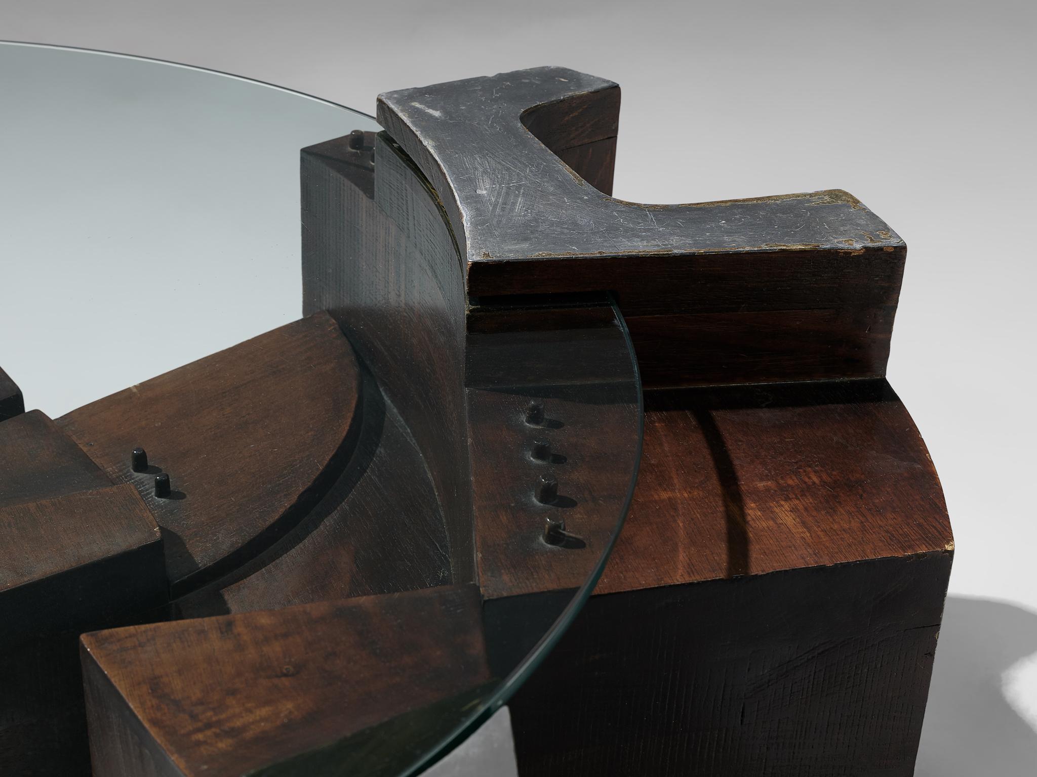 Late 20th Century Rare Nerone & Patuzzi for Gruppo NP2 Sculptural Coffee Table