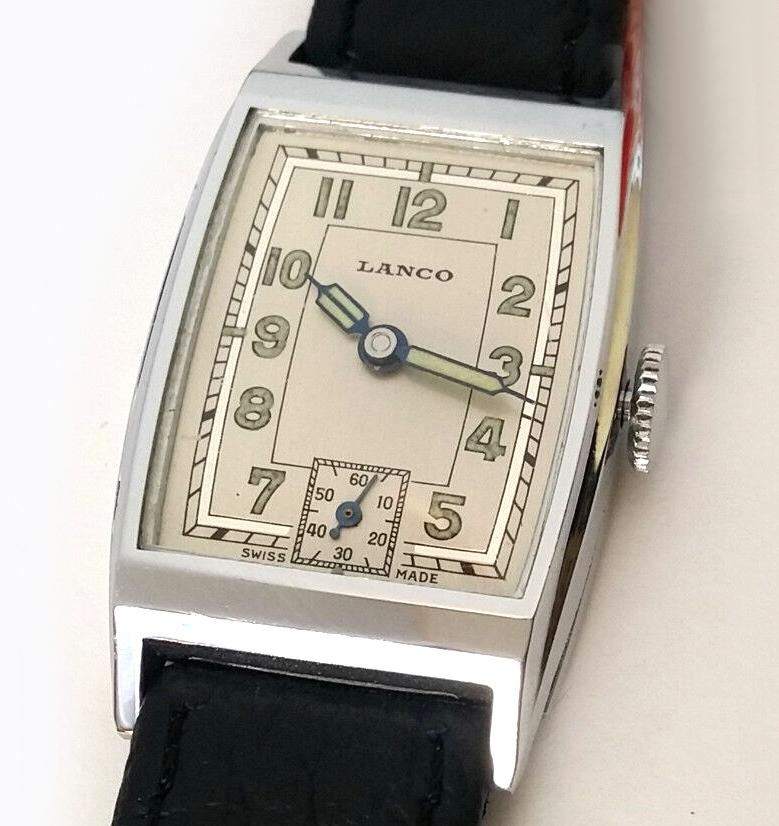 This is a golden opportunity to acquire a perfect condition Art Deco Gents wrist watch. This is what we call 'old new stock', that is to say it's of the period dating to the 1930's but has never been sold, marketed or worn, as you can imagine that's
