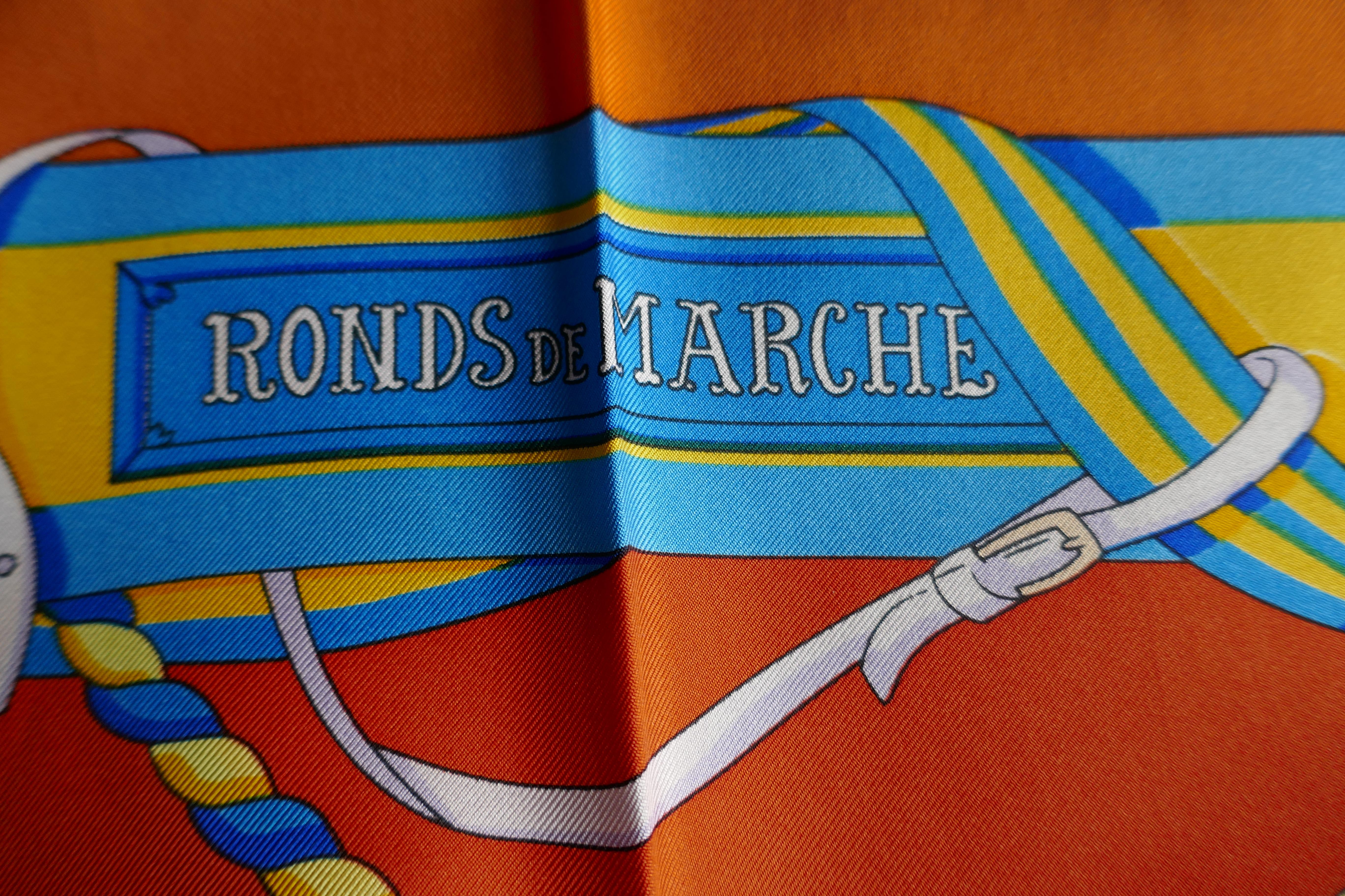 Marron Rare Nouveau Foulard Hermes 100% soie 