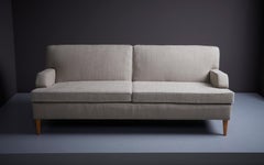 Rare New Upholstered Beige Paul McCobb Set for Directional, USA - 1950s