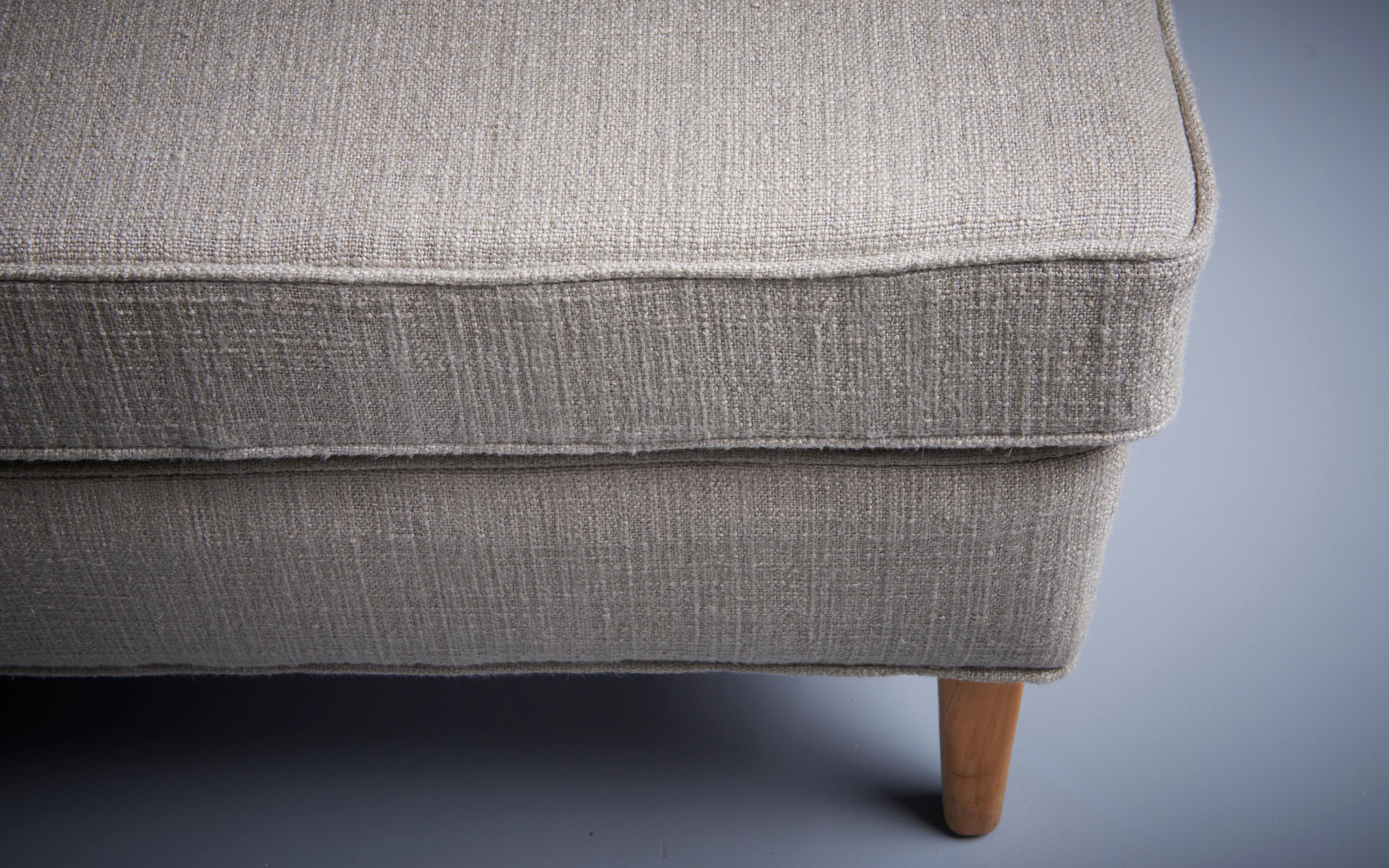 Mid-Century Modern Rare New Upholstered Beige Paul McCobb Set for Directional, USA - 1950s For Sale