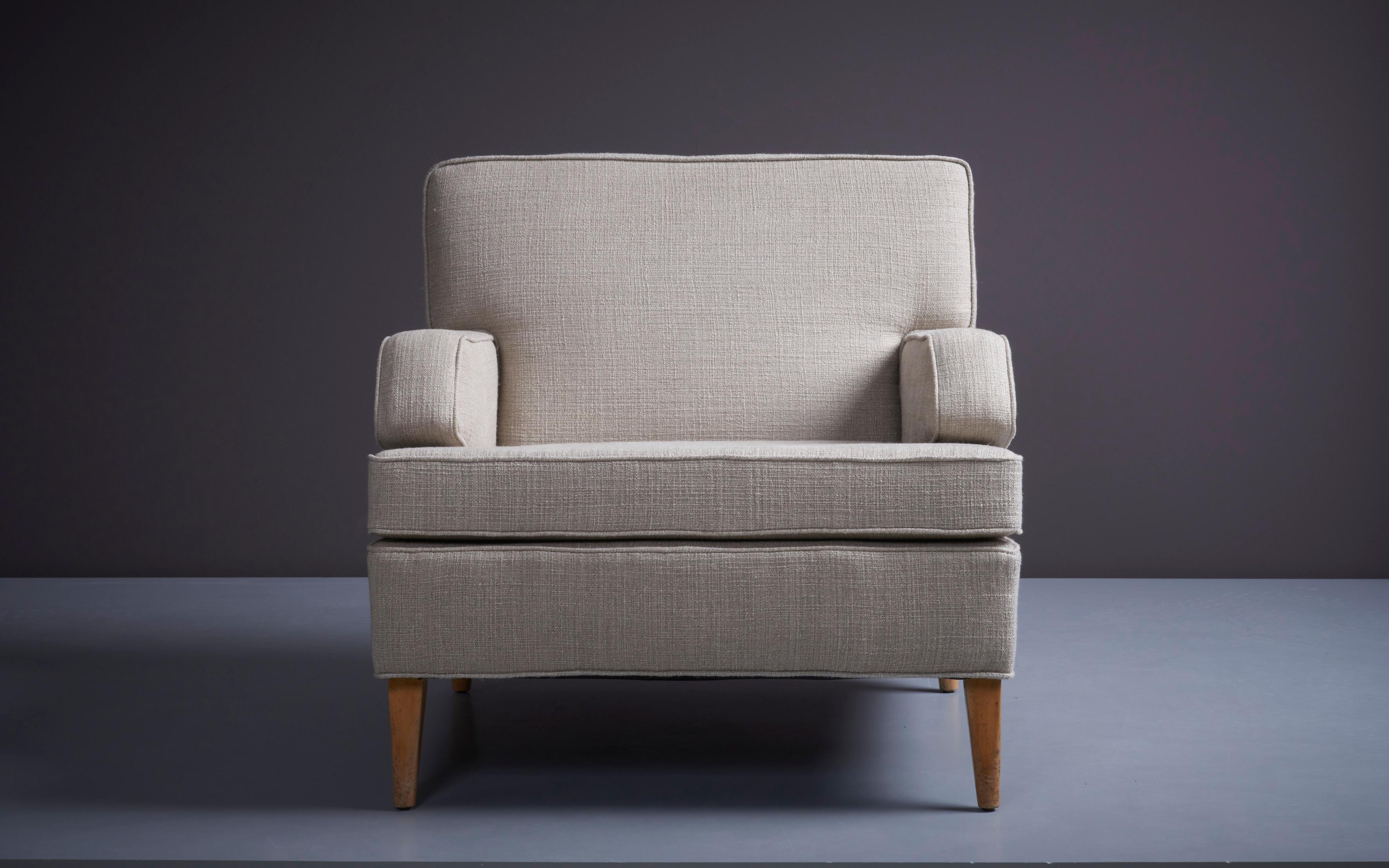 Rare New Upholstered Beige Paul McCobb Set for Directional, USA - 1950s For Sale 1