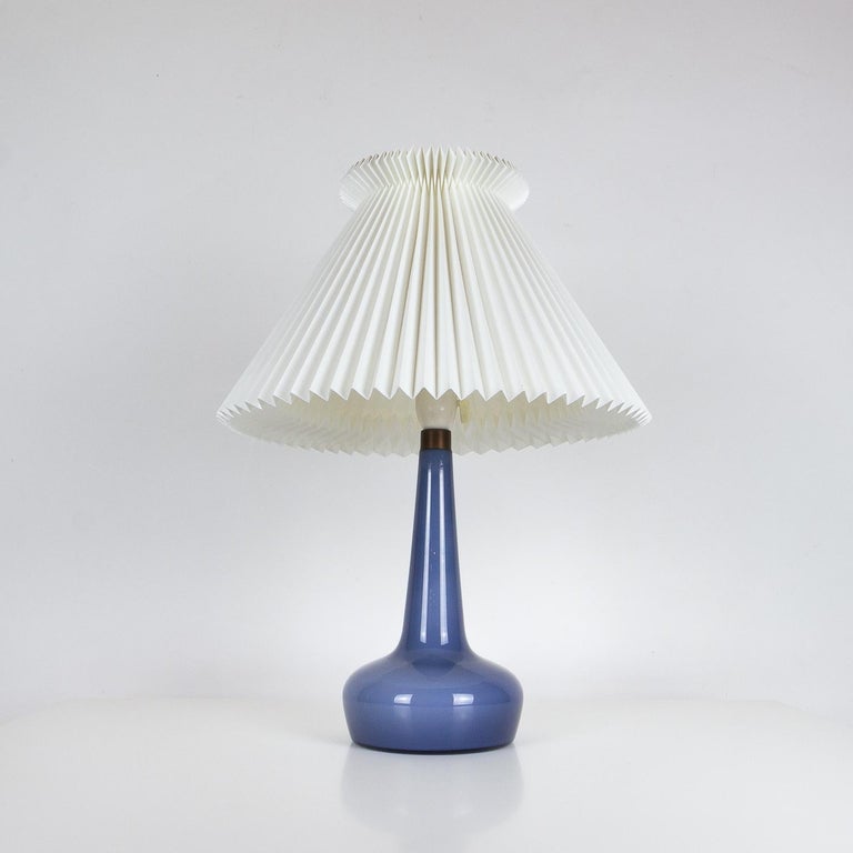 Rare Night Blue Model 311 Table Lamp by Holmgaard and Le Klint, Denmark at  1stDibs