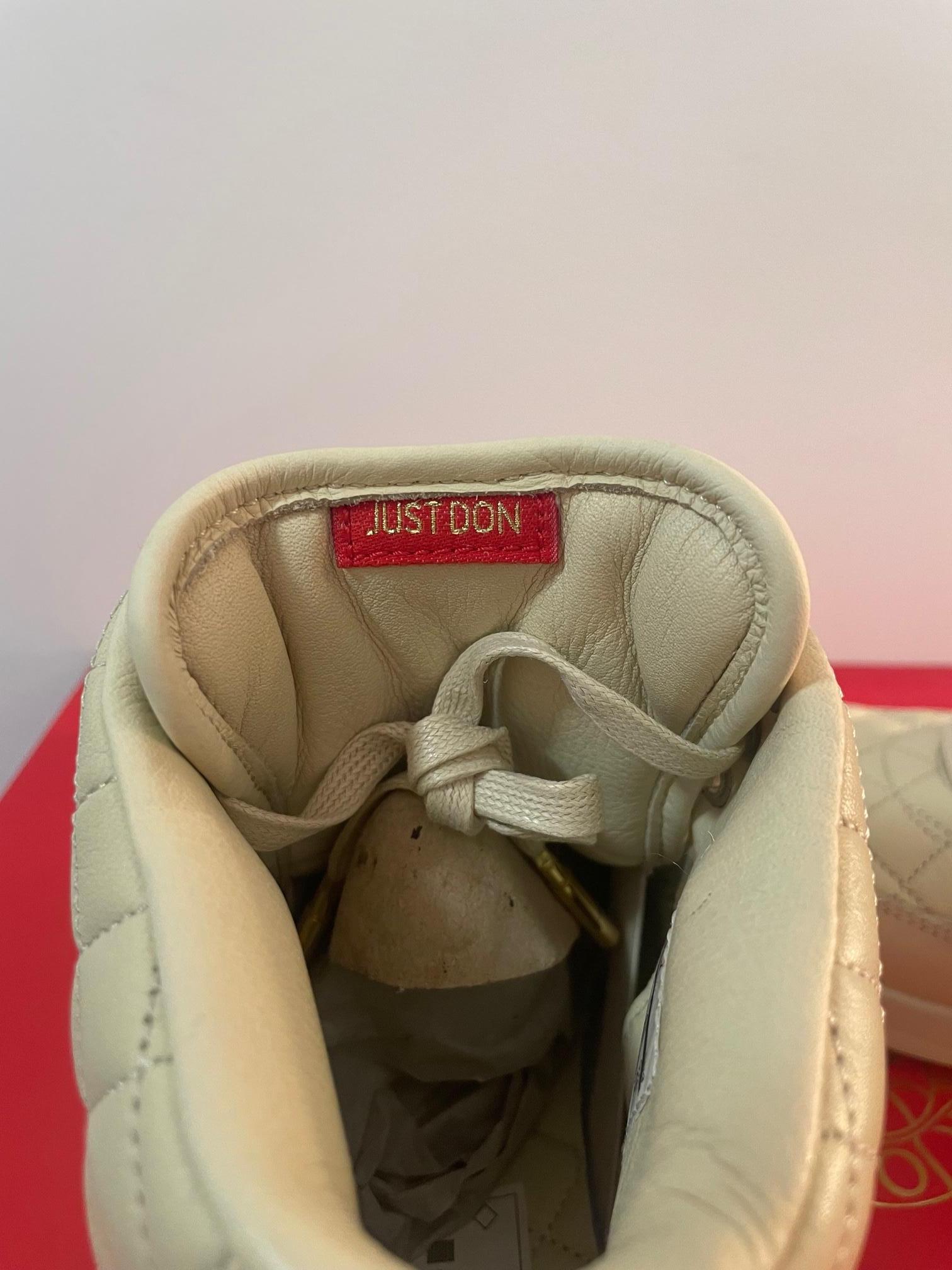 Rare baskets Just Don x Air Jordan 2 rétro en vente 3