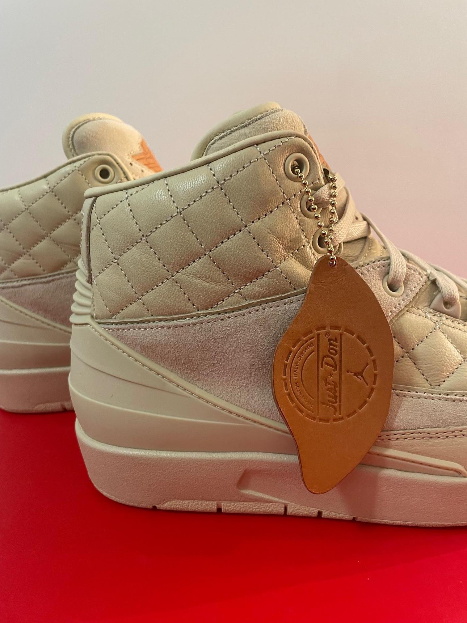 Rare Nike Shoes Just Don x Air Jordan 2 Retro “Beach” For Sale 4