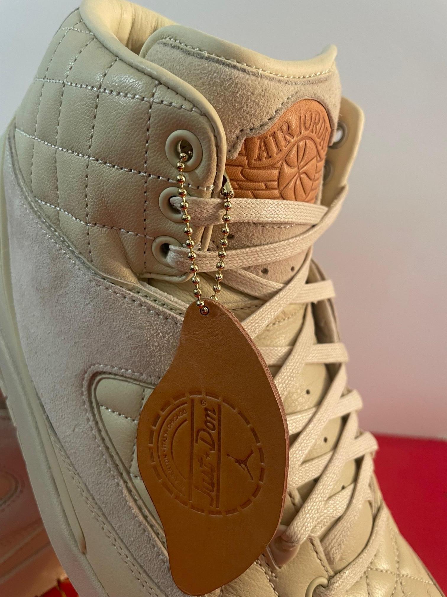 Rare Nike Shoes Just Don x Air Jordan 2 Retro “Beach” In Excellent Condition For Sale In Milano, IT