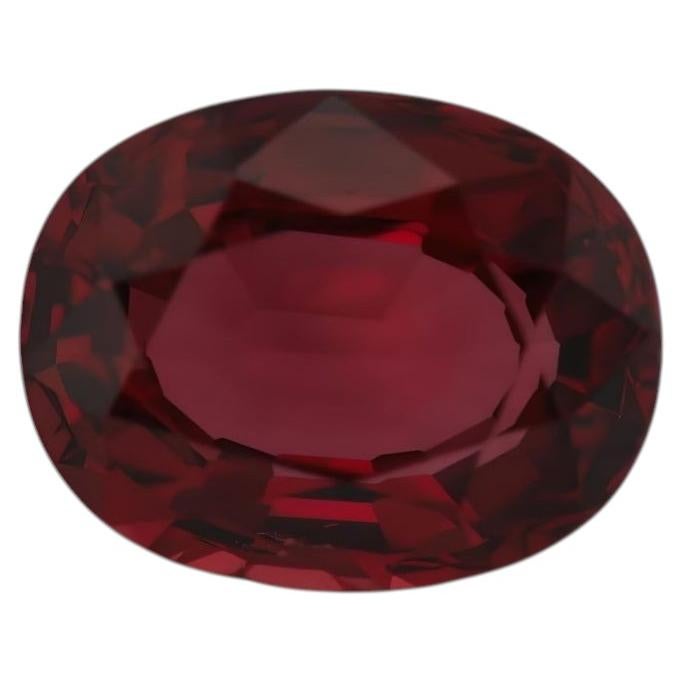 Rare No Heat Natural Mozambique Vivid Red Ruby 0.87ct GW Lab Pigeon Blood Oval For Sale