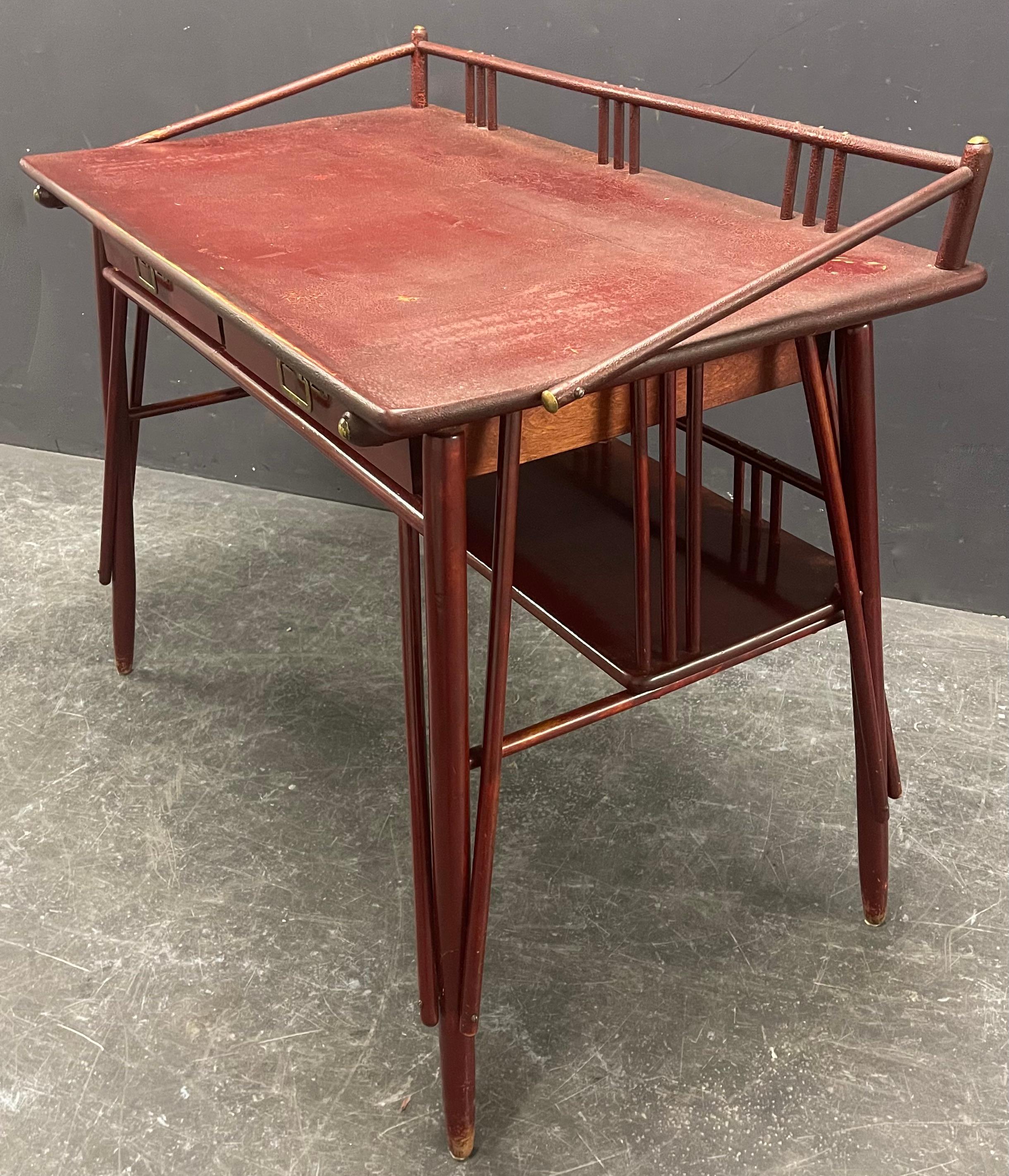 Rare No.49 Art Nouveau Desk from Finland For Sale 6