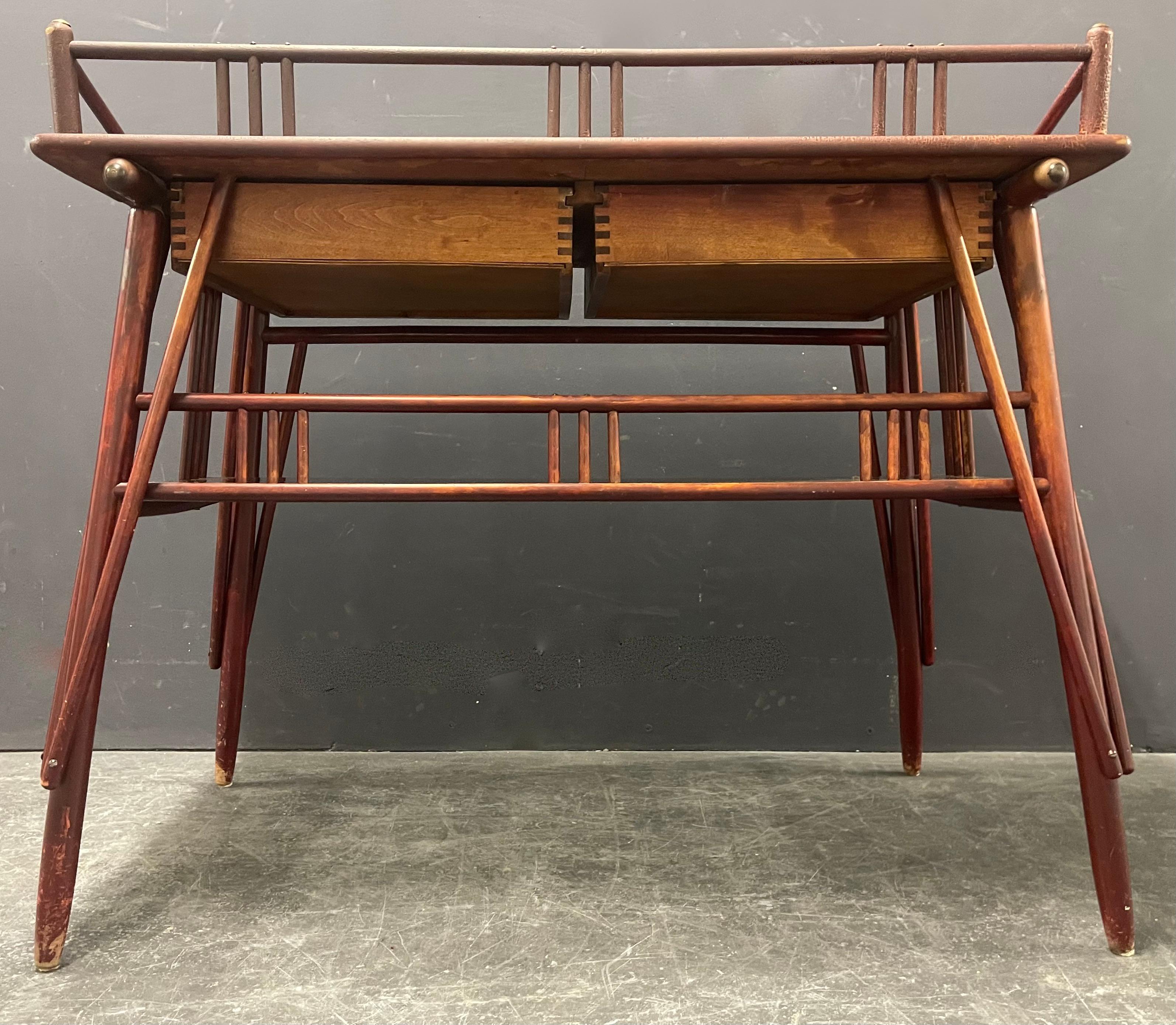 Rare No.49 Art Nouveau Desk from Finland For Sale 10
