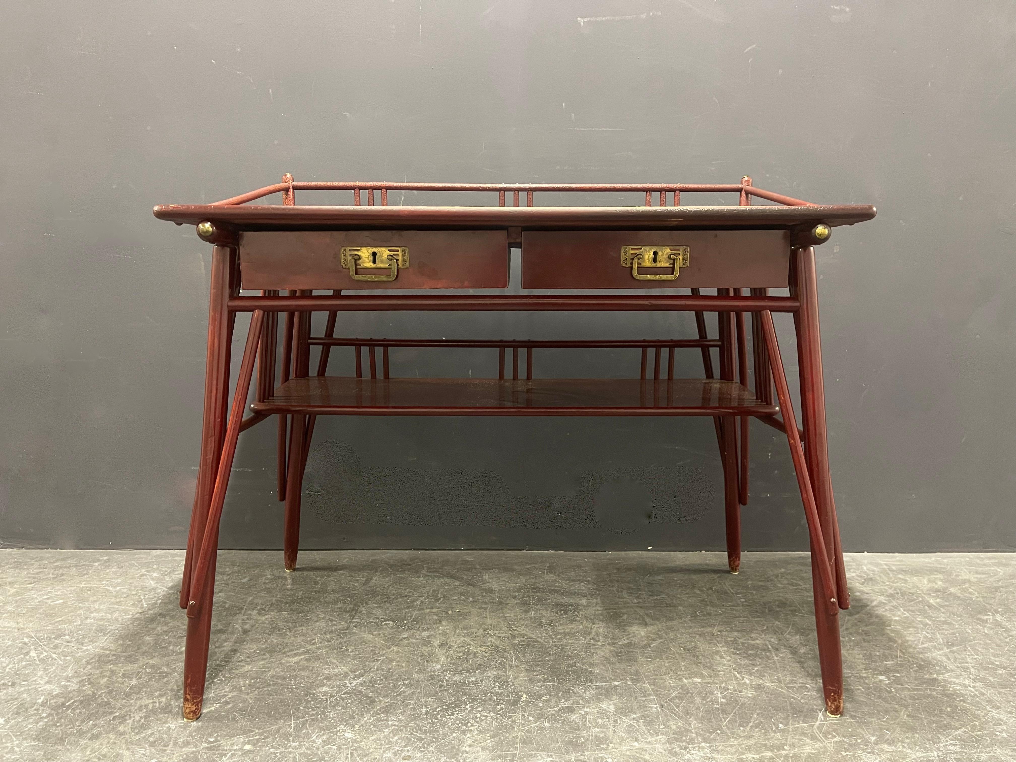 Rare No.49 Art Nouveau Desk from Finland For Sale 1