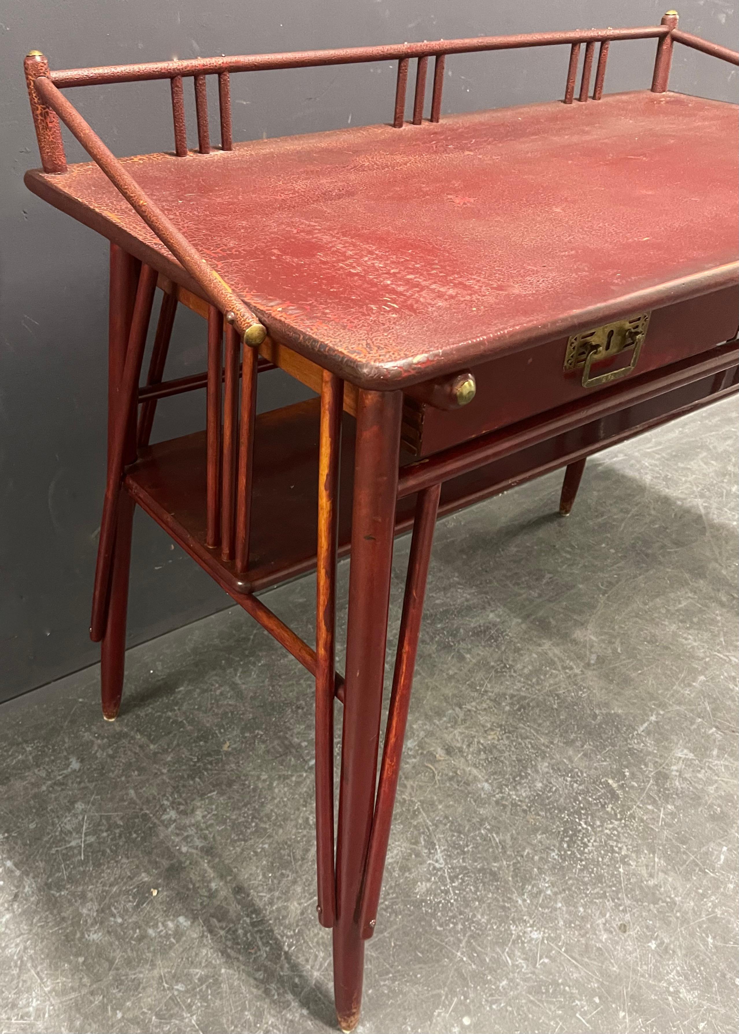 Rare No.49 Art Nouveau Desk from Finland For Sale 2