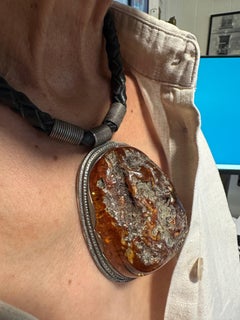 Rare North Baltic Amber Vintage Necklace
