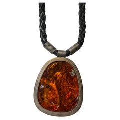 Rare North Baltic Amber Vintage Necklace