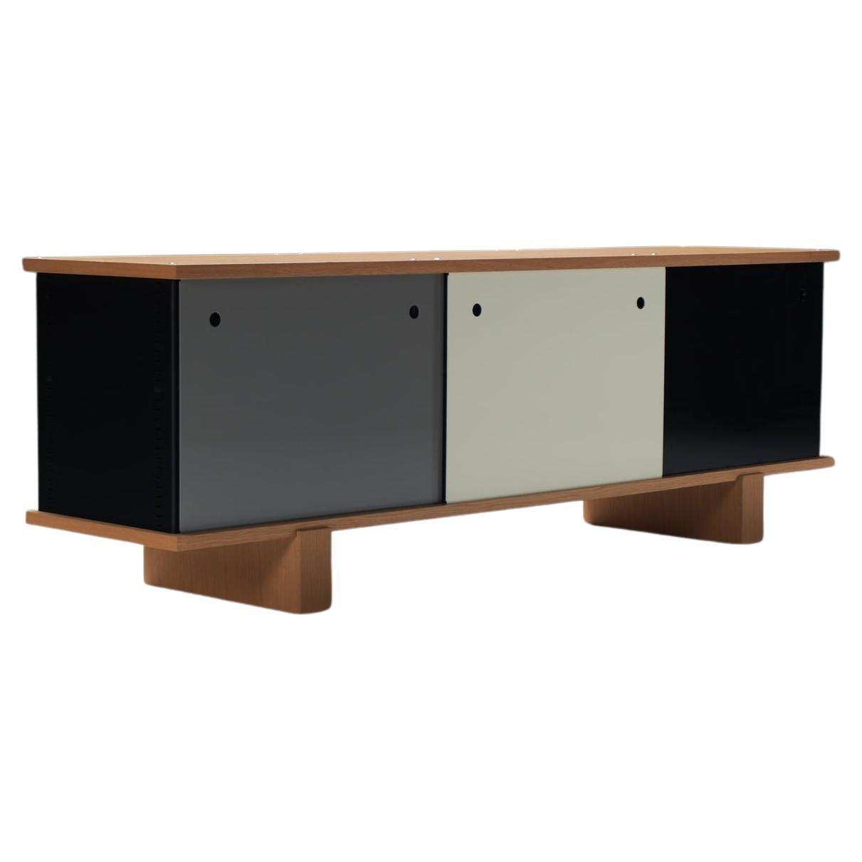 Rara credenza Nuage 526 Bloc di Charlotte Perriand per Cassina i Maestri Italia in vendita