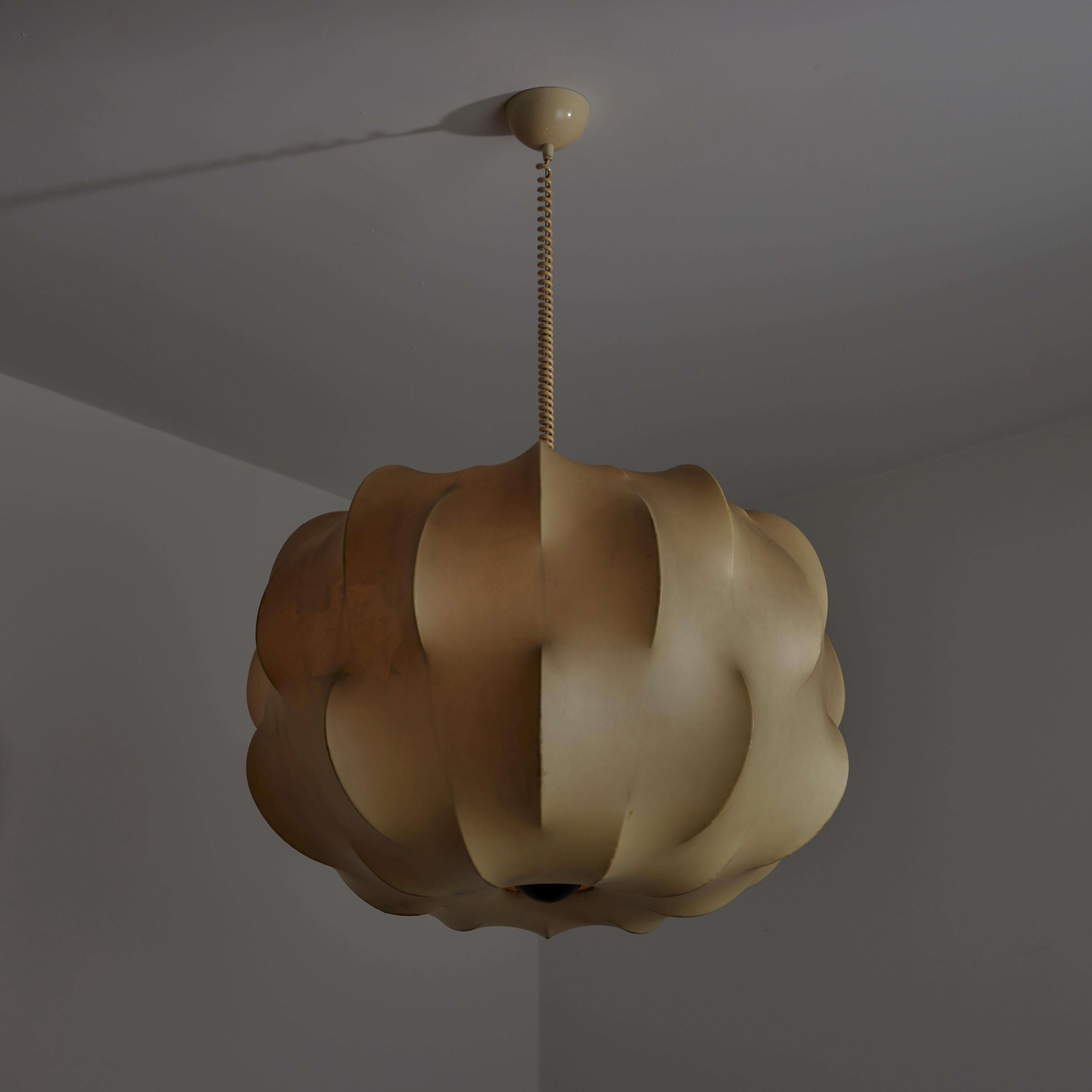 Enameled Rare 'Nuvola' Suspension Light by Tobia Scarpa for Flos