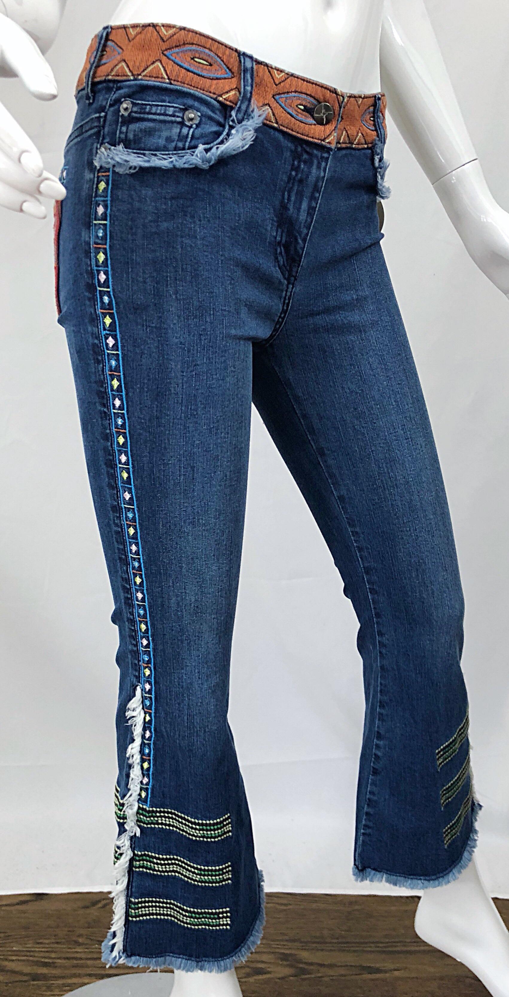 Nicole Miller Artelier - Robe-culotte en jean, taille 26, édition limitée, état neuf avec étiquettes, début des années 2000 en vente 1