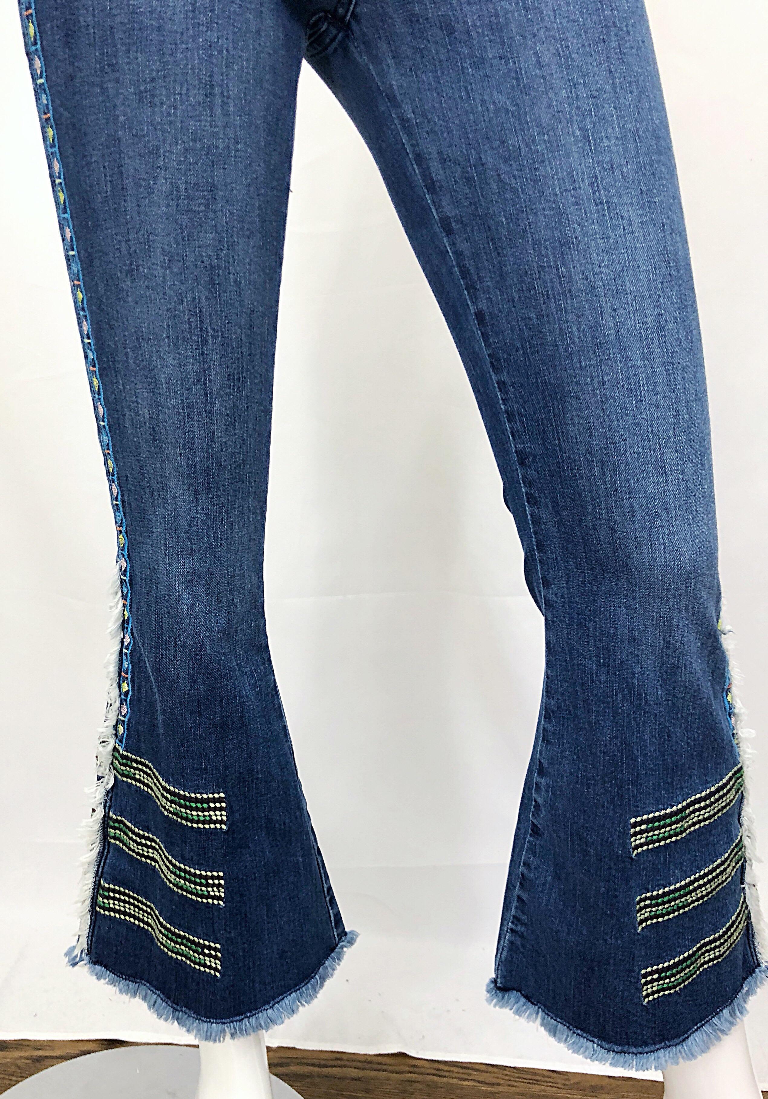 Nicole Miller Artelier - Robe-culotte en jean, taille 26, édition limitée, état neuf avec étiquettes, début des années 2000 en vente 3