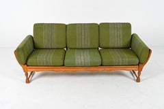 Raro divano in Oak di Henry Kjaernulf, Danimarca, circa anni '70