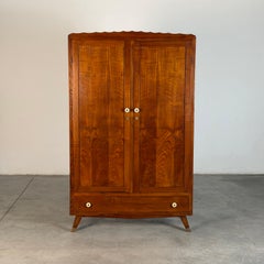 Seltener Kleiderschrank aus Eiche von Italo Gamberini, Toskana, Italien, 1940er Jahre