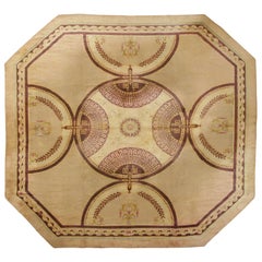 Rare Octagonal Antique French Art Deco Rug with Regal Medallions - Rug
Kilim Rare Octagonal Antique French Art Deco Rug with Regal Medallions - Rug
Kilim
