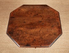 Rare Octagonal Cricket Table