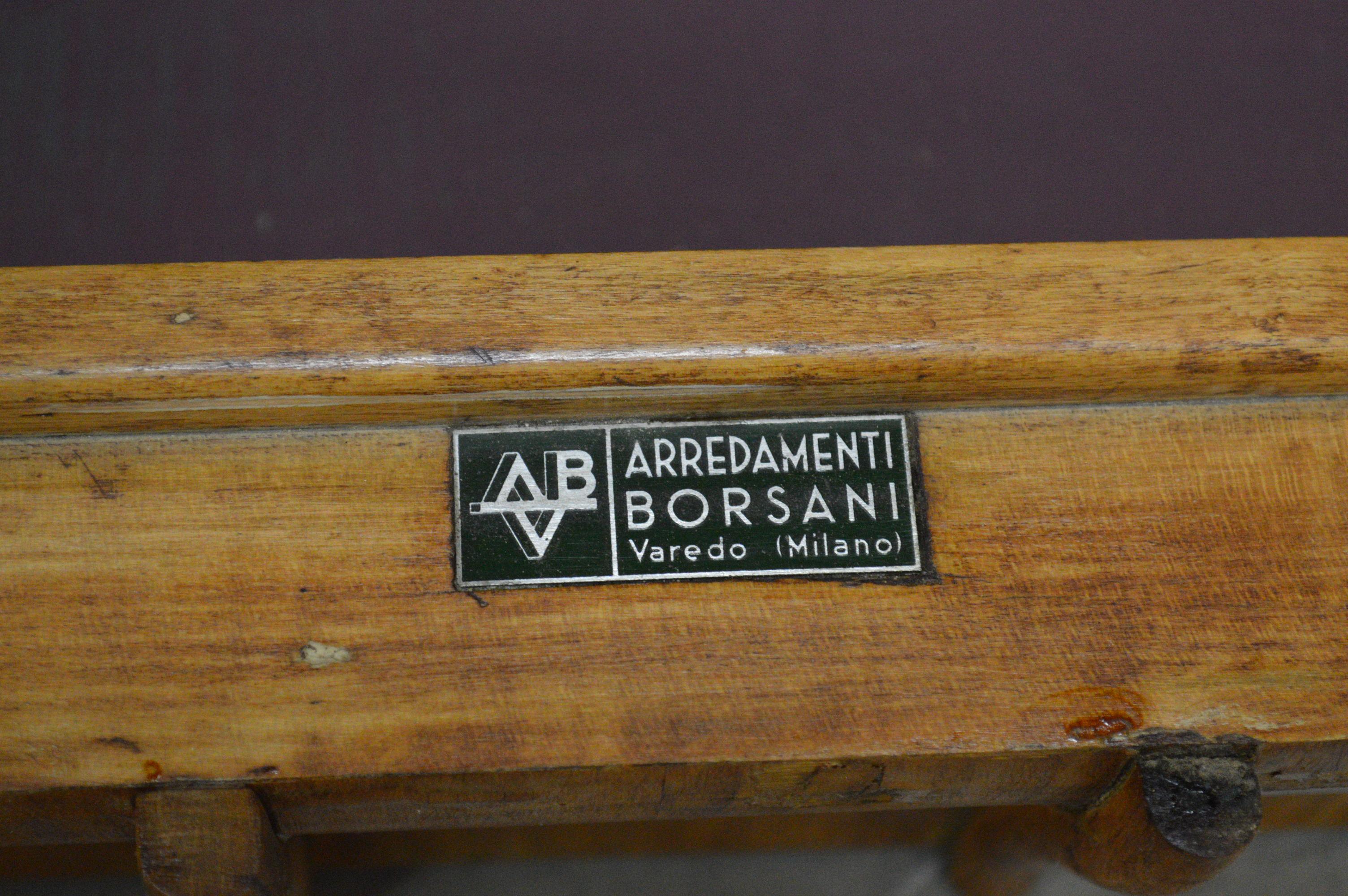 Rare armoire octogonale d'Osvaldo Borsani Milano ABV des années 1940 en vente 5