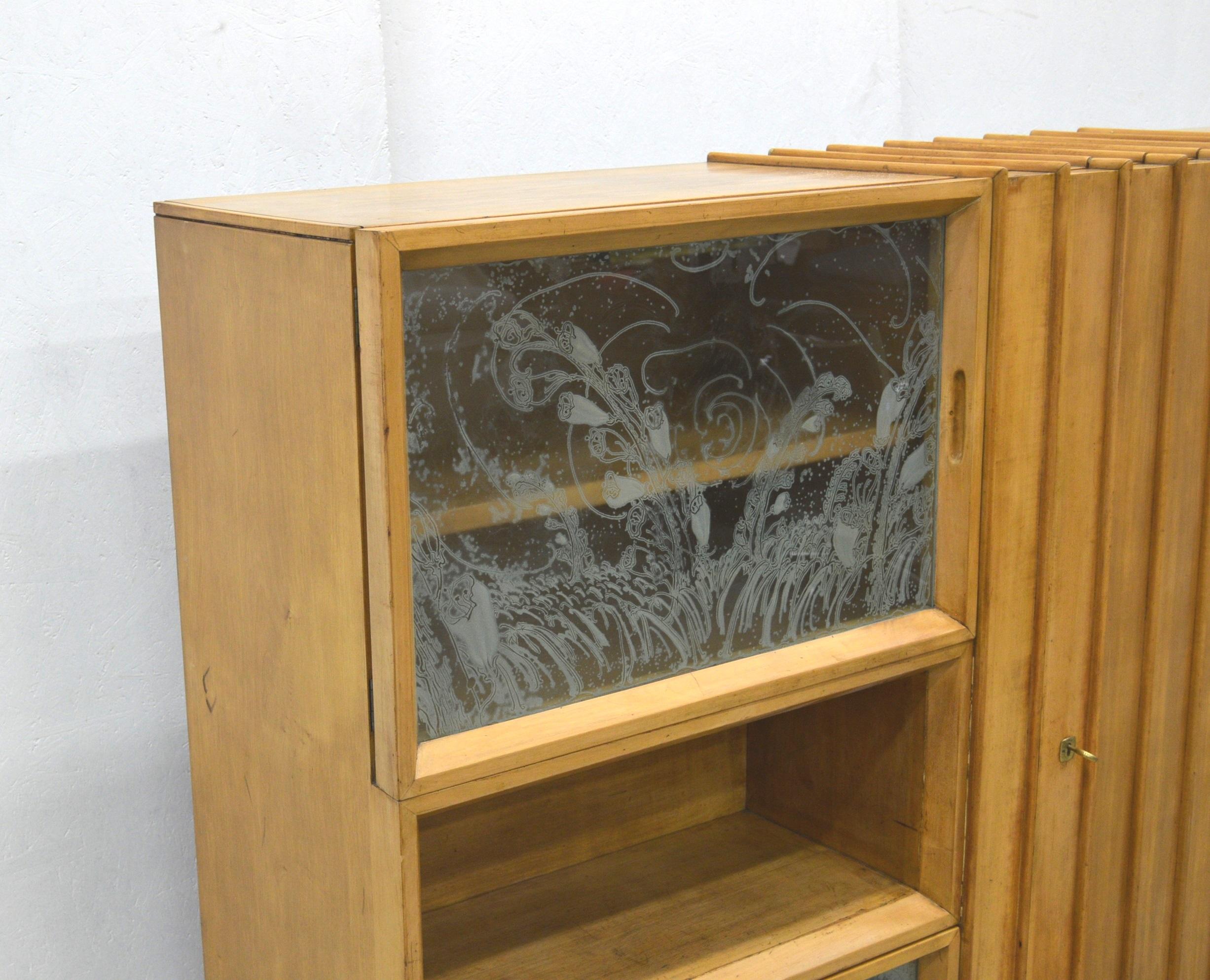 Rare Octopus Cabinet by Osvaldo Borsani Milano ABV 1940s For Sale 6