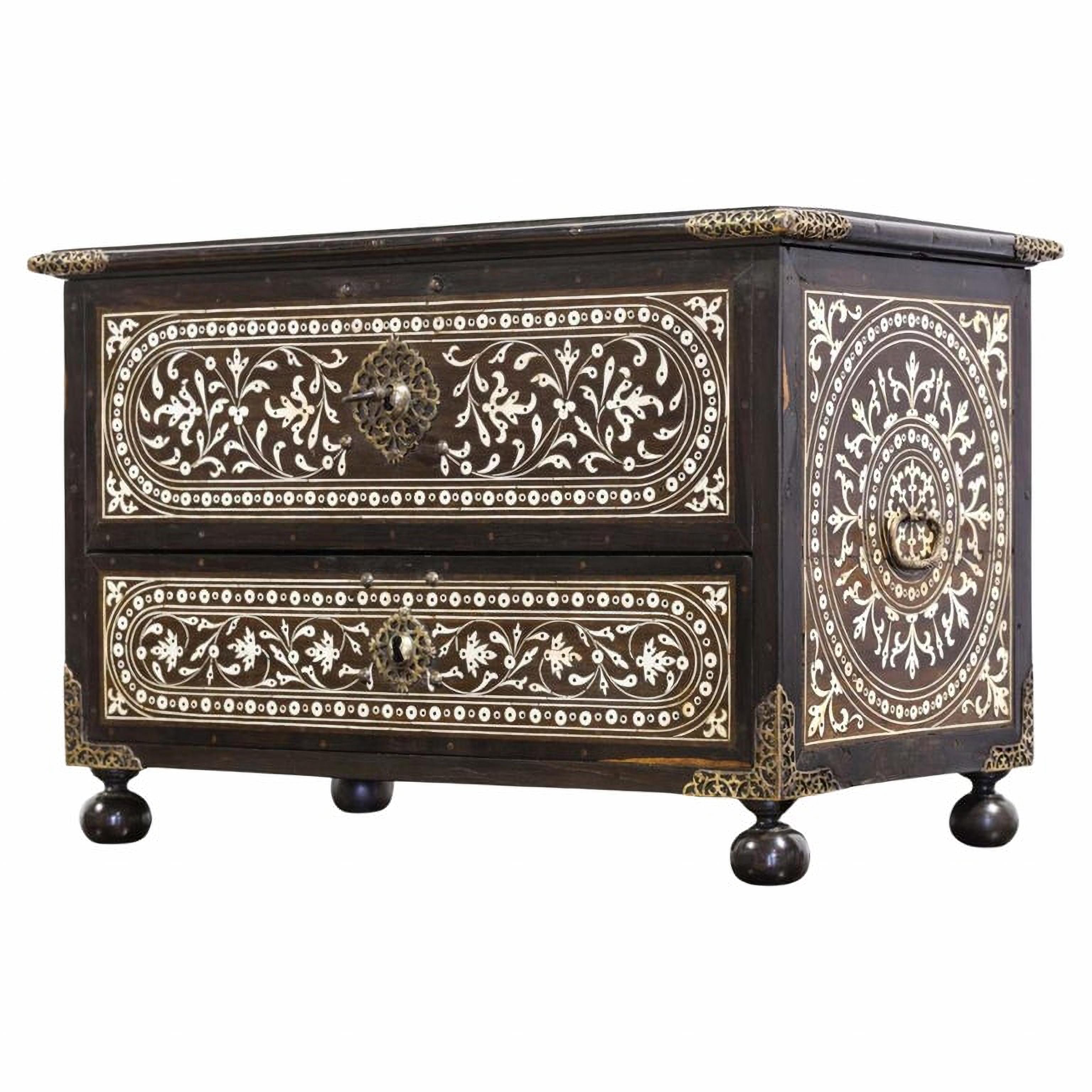 RARE OFFICE ARK  Indo-Portuguese, from the 17th century (early) 3