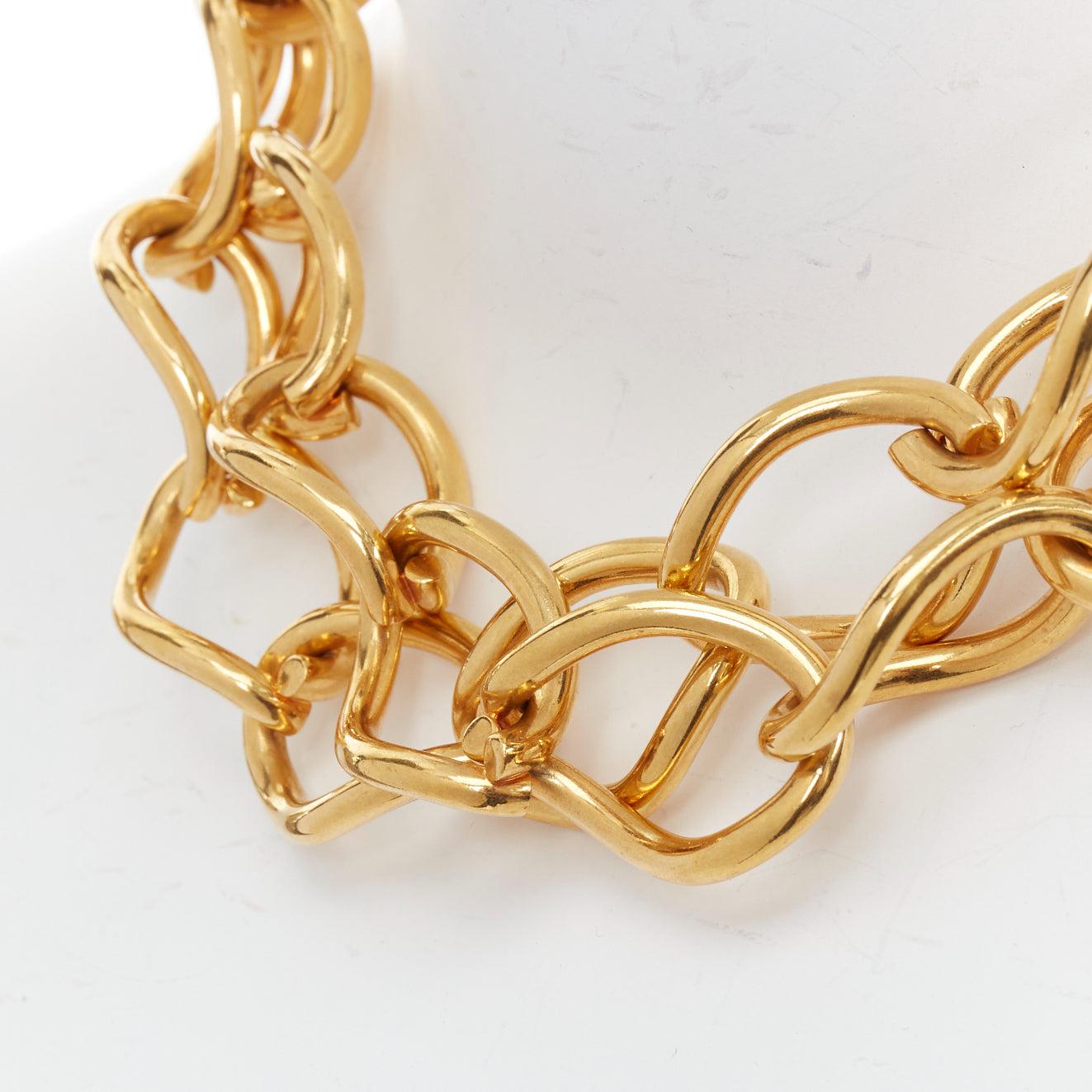 raro OLD Celine Phoebe Philo oro doppia catena girocollo corto
Riferimento: TGAS/E00722
Marchio: Celine
Designer: Phoebe Philo
Materiale: Metallo
Colore: oro
Modello: Tinta unita
Chiusura: Passaggio attraverso l'occhiello
Prodotto in: