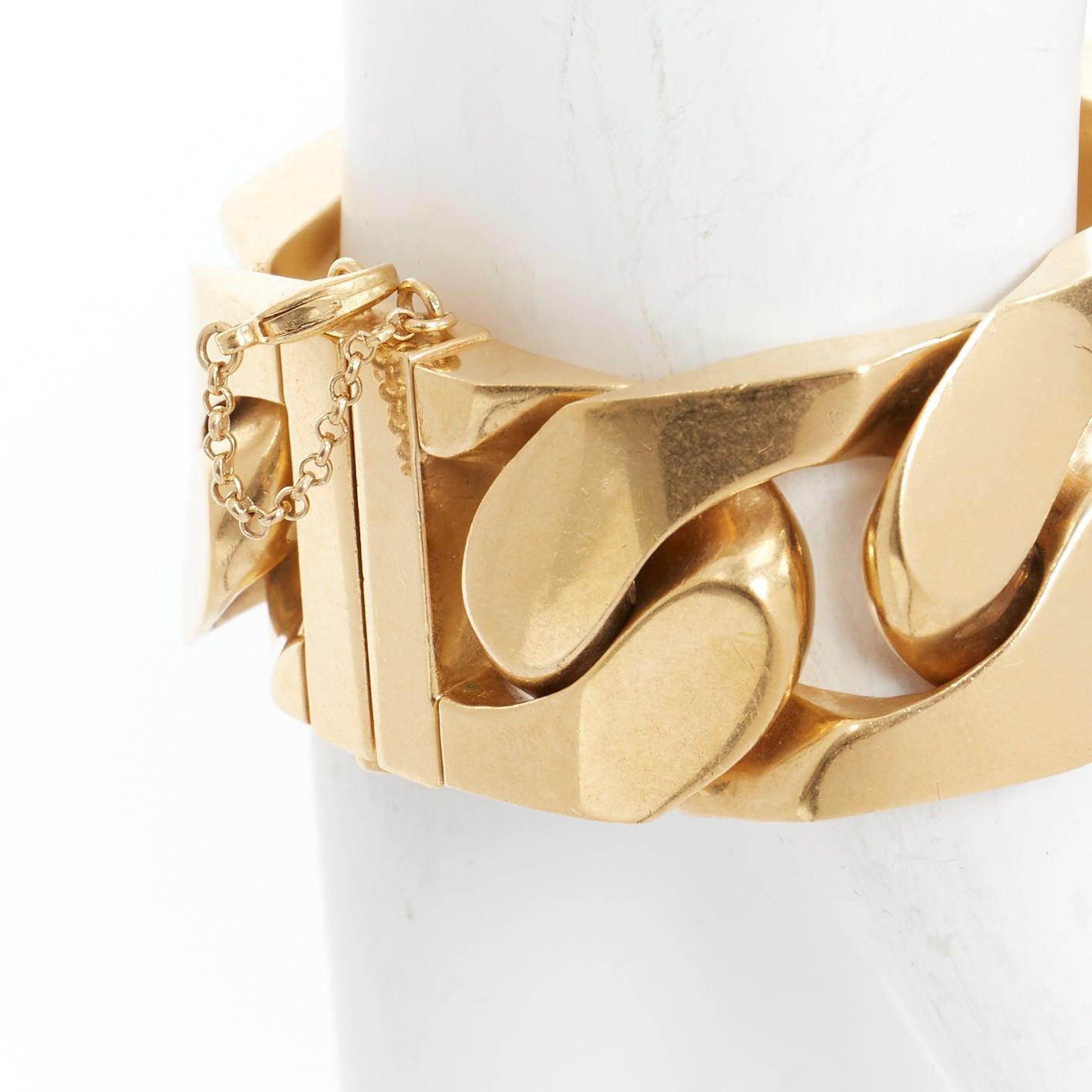 raro bracciale a catena in oro OLD CELINE Phoebe Philo In condizioni buone in vendita a Hong Kong, NT