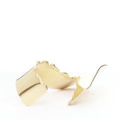 raro OLD Celine Phoebe Philo Runway Devoured oro lacrima dichiarazione braccialetto S