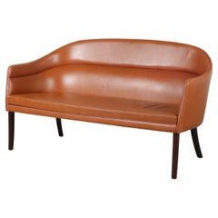 Vintage Rare Ole Wanscher Sofa for J. Jeppesen, Denmark, 1950