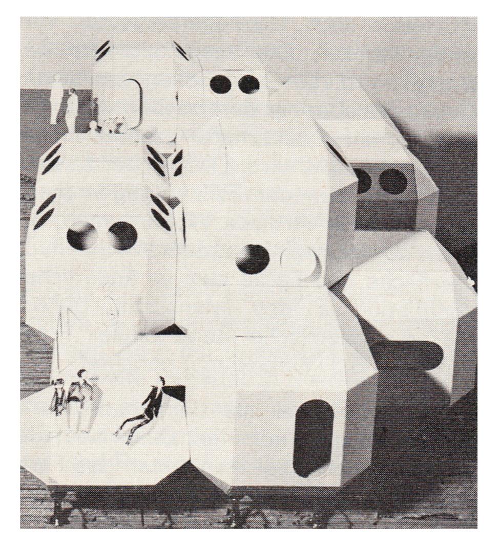 Rare préfabriqué des Jeux Olympiques de Munich 1972 par Peter Hübner en vente 5