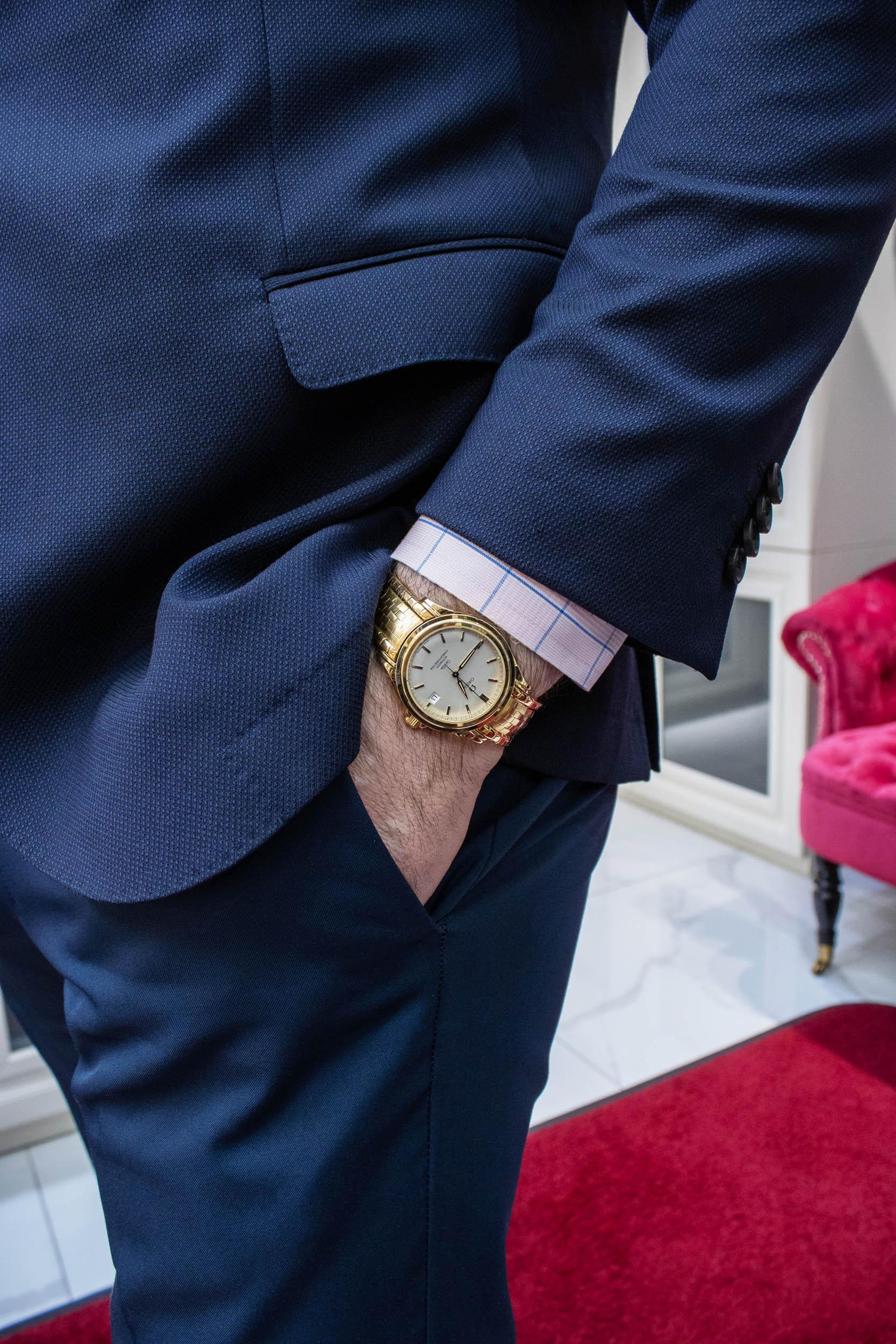 Rare Omega De Ville Yellow 18k Gold Co 