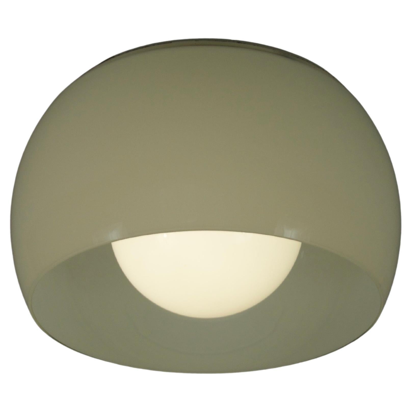 Rare 'Omega' Flush Mount by Vico Magistretti for Artemide, Italy, 1960