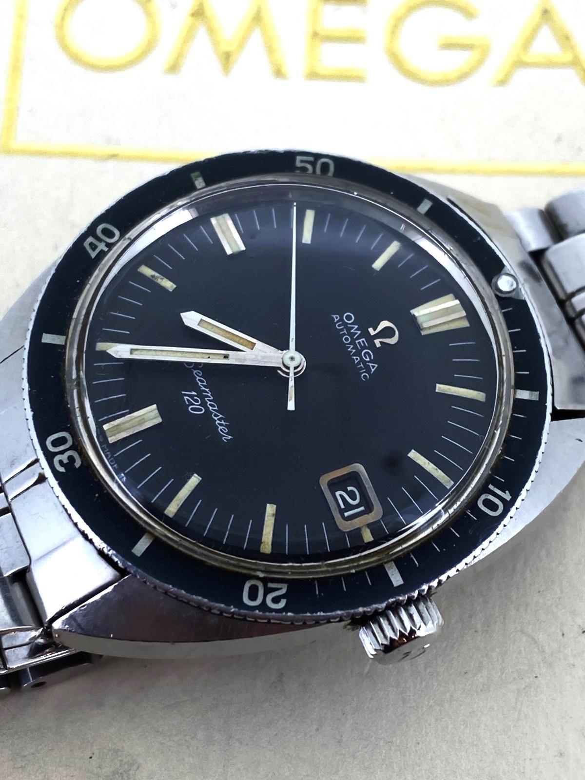 Raro reloj Omega Seamaster 120m ref 166.027 calibre 565 Vintage c1967 38mm para caballero en Excelente estado para la venta en MELBOURNE, AU