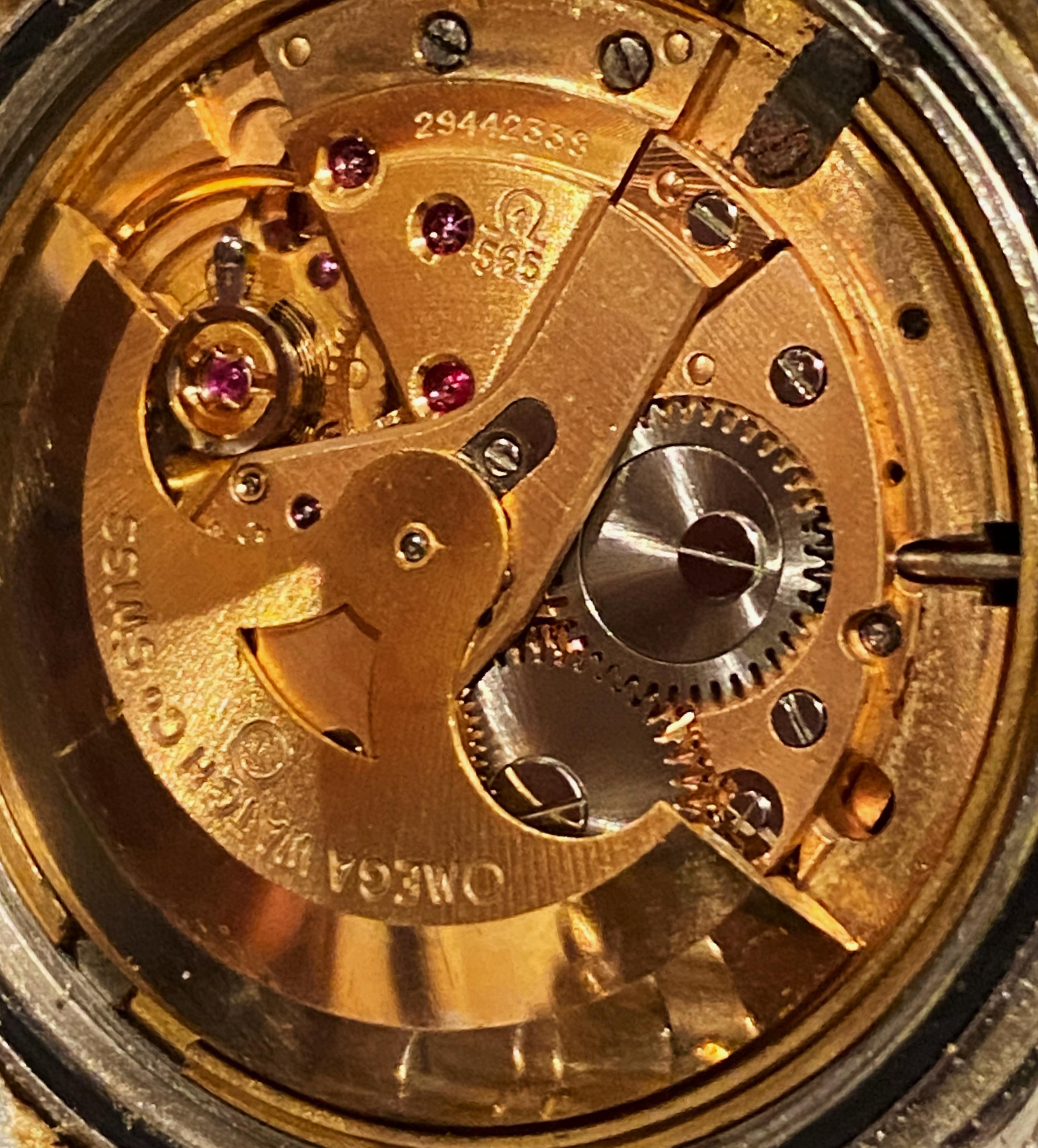 Raro reloj Omega Seamaster 120m ref 166.027 calibre 565 Vintage c1967 38mm para caballero en venta 4
